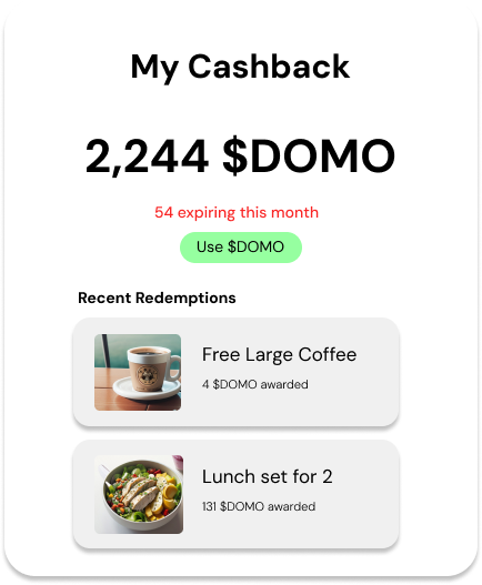 Rack up loyalty points